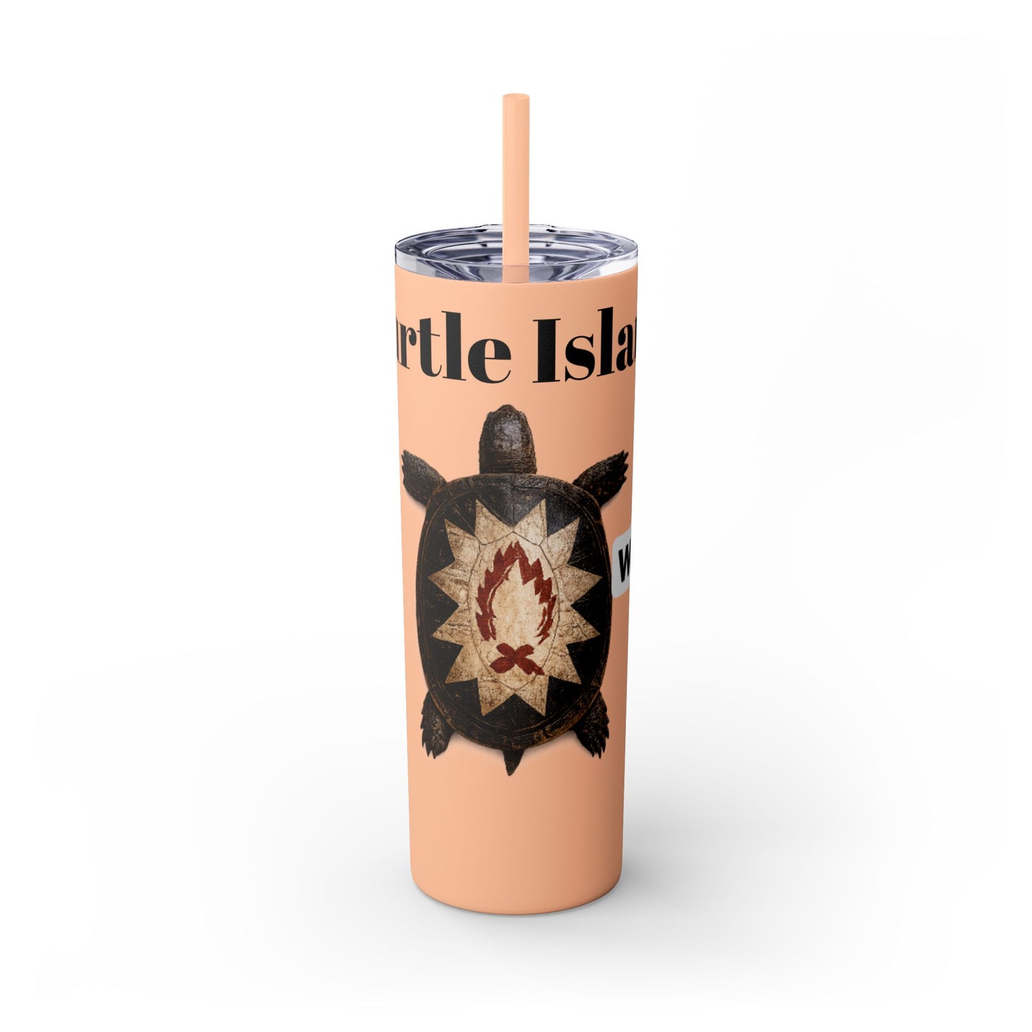 Wyandotte Skinny Tumbler with Straw, 20oz