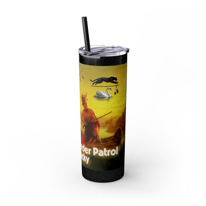 Shawnee East Skinny Tumbler with Straw, 20oz