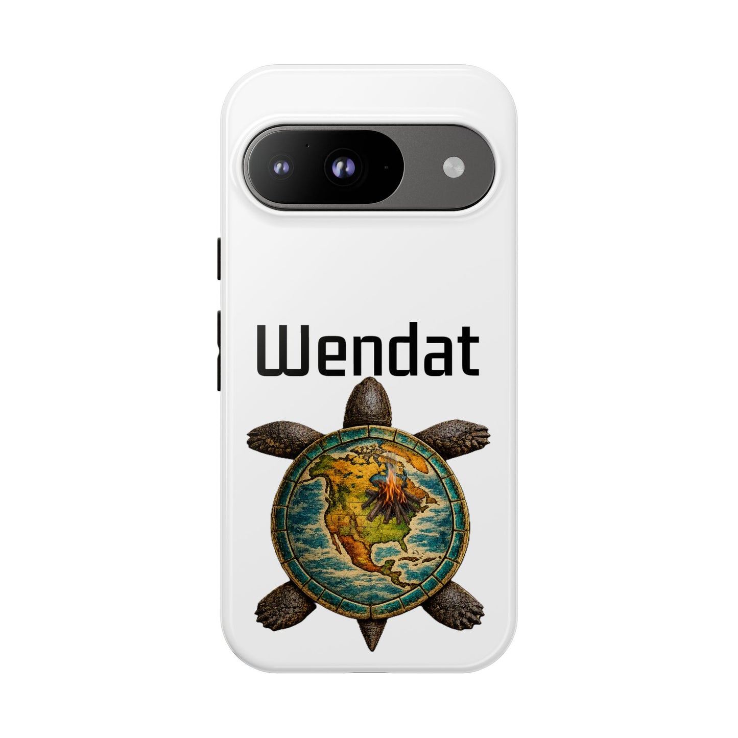 Wyandotte Wendat Turtle Phone Case — Indigenous Turtle Shield Design