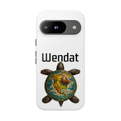 Wyandotte Wendat Turtle Phone Case — Indigenous Turtle Shield Design