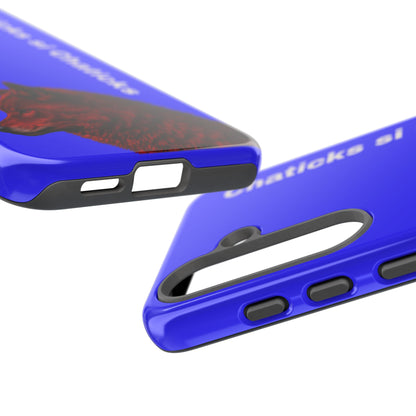 Pawnee Phone Case — Blue 'Chaticks si Chaticks' Wolf Logo Tough Case