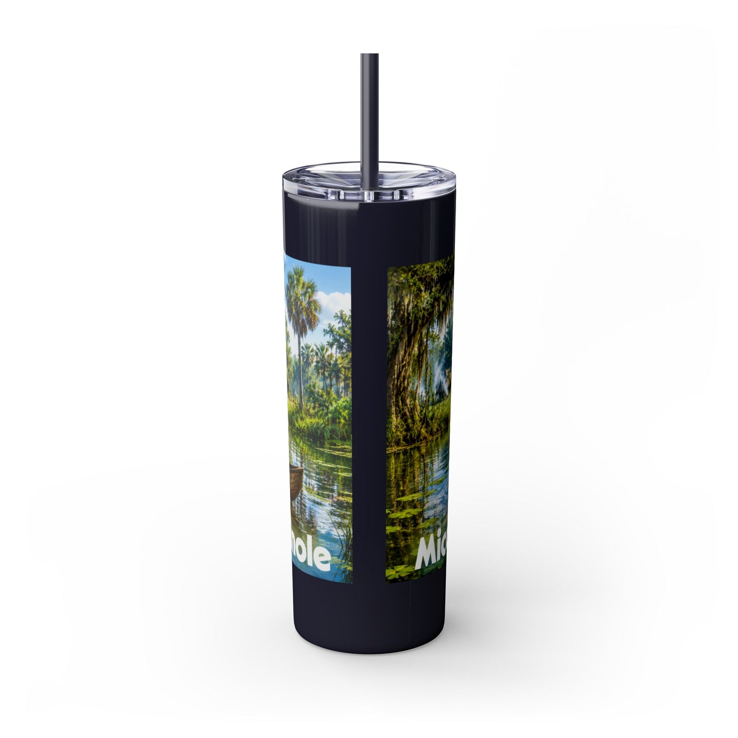 Seminole Skinny Tumbler with Straw, 20oz
