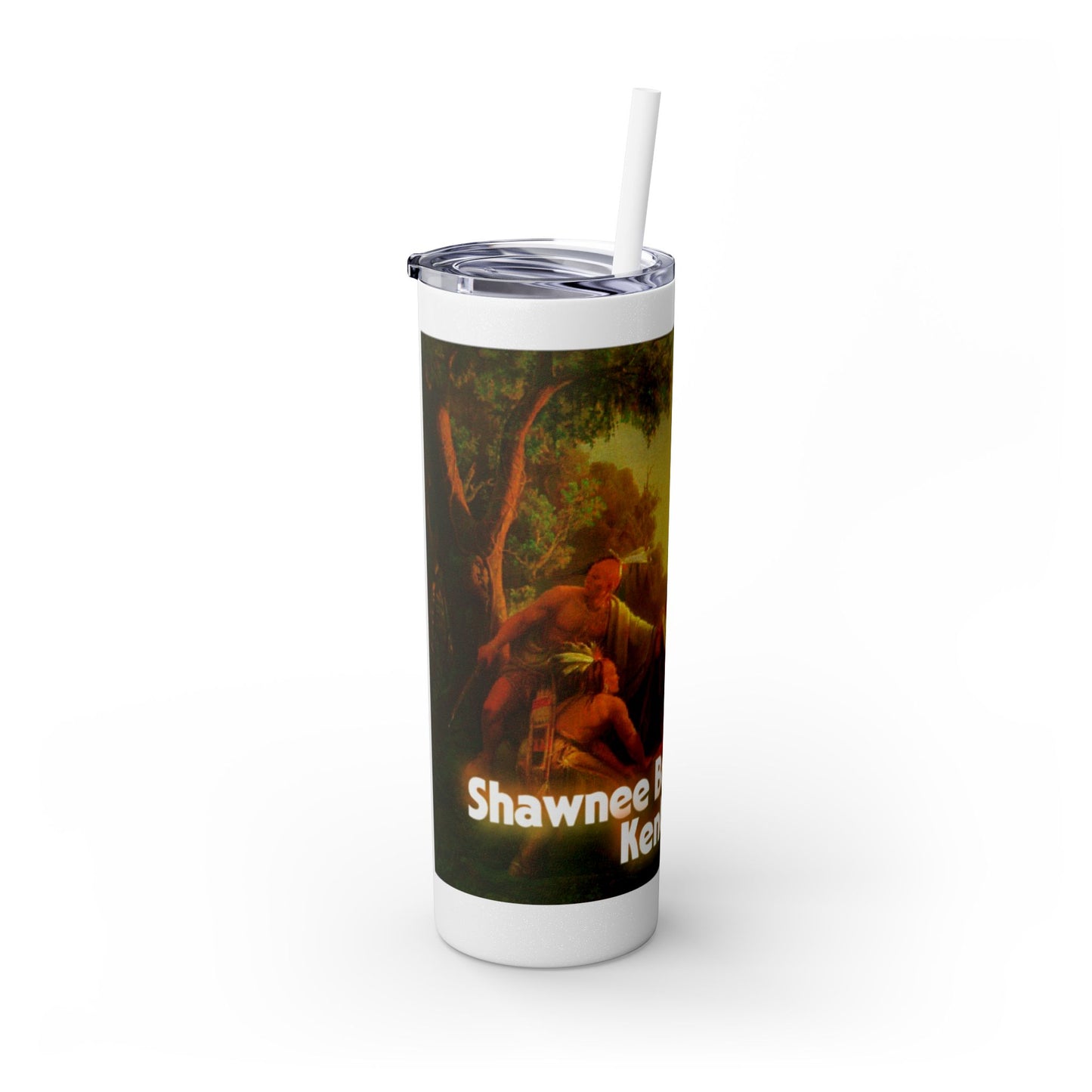 Shawnee East Skinny Tumbler with Straw, 20oz