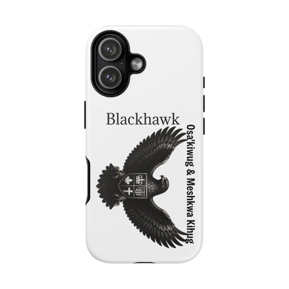 Sac&Fox Phone Case — 'Blackhawk' Raven Crest Protective Tough Case