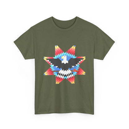 Native Star Eagle Graphic Tee with Arrow Backprint