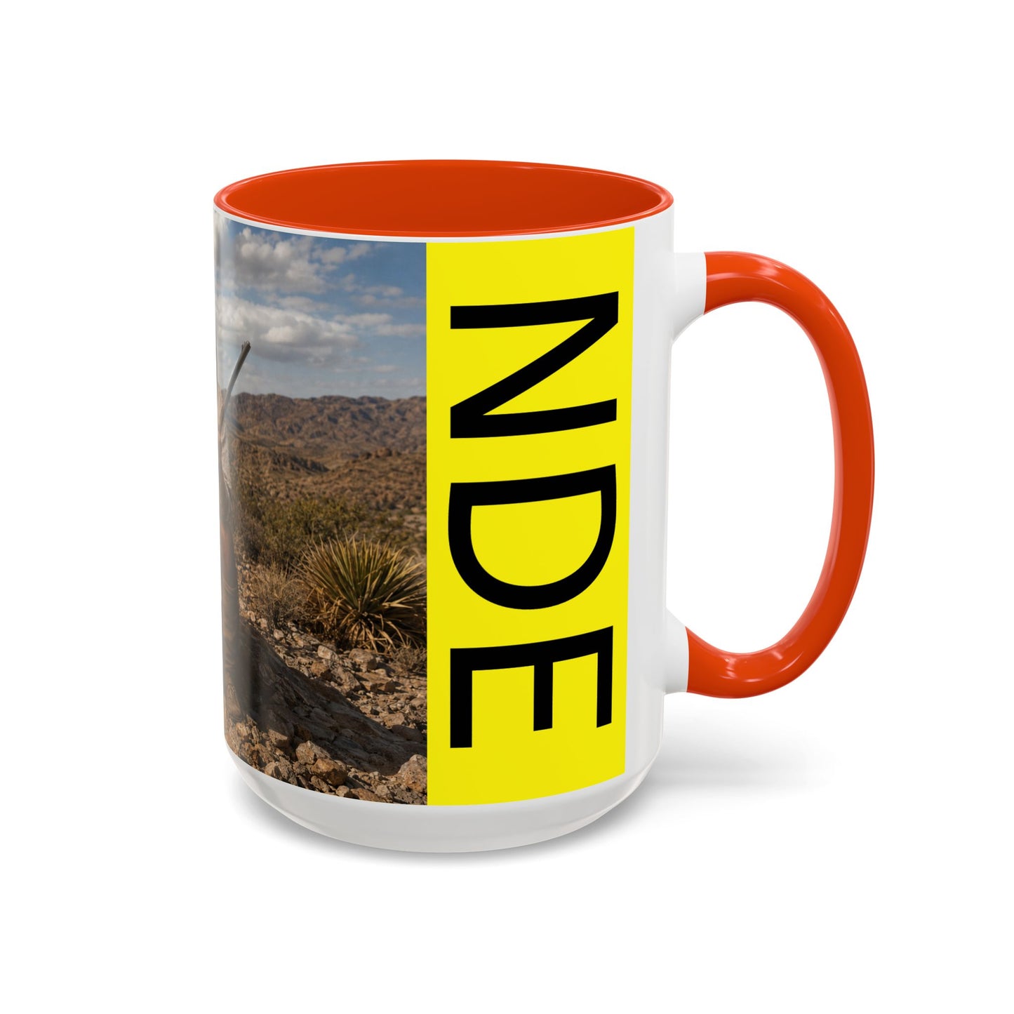 Ft. Sill Apache Desert Scene Coffee Mug — 'N'de' Southwest Landscape 11/15oz