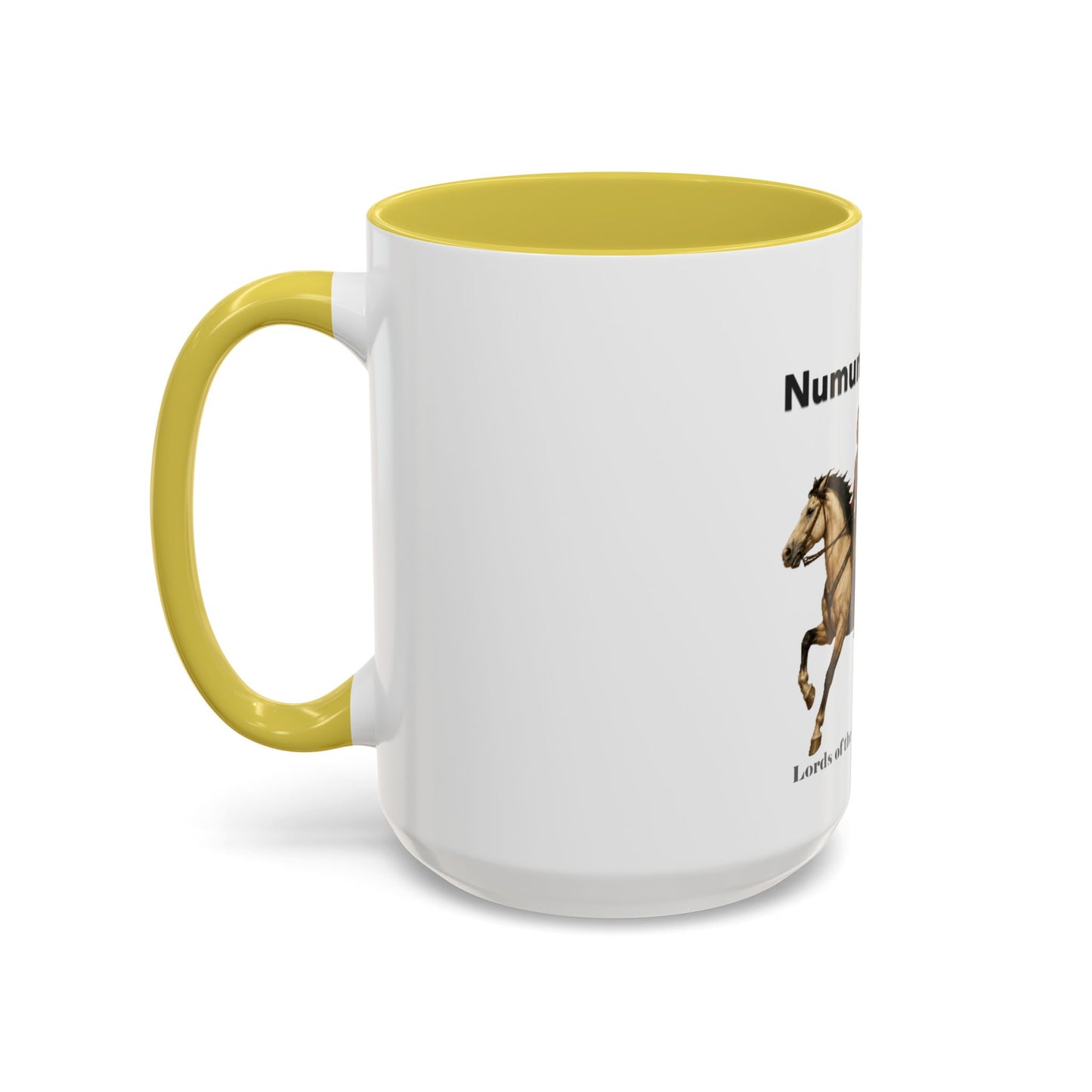Comanche Numunah ‘Lords of the Plains’ Horseman Coffee Mug — Native Warrior Ceramic Mug (11oz/15oz)