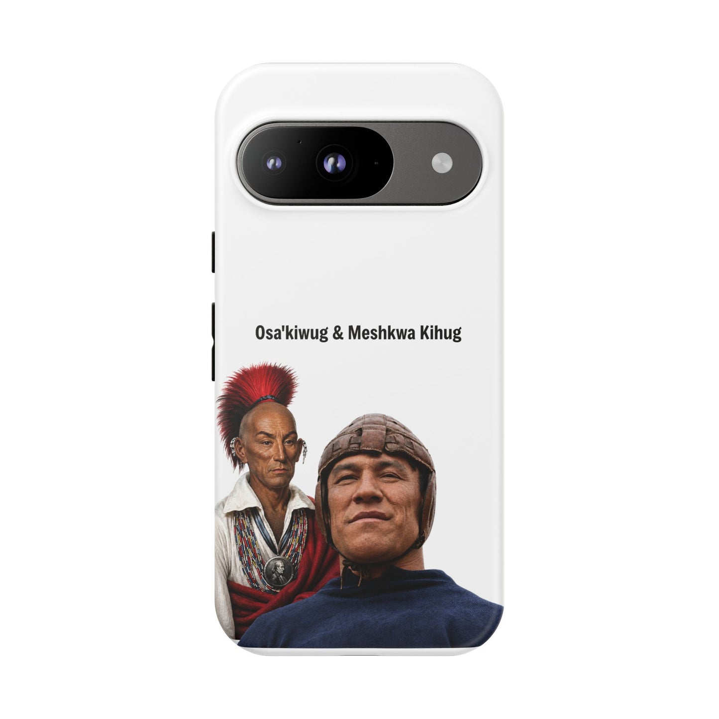 Sac&Fox Phone Case — 'Blackhawk' Raven Crest Protective Tough Case