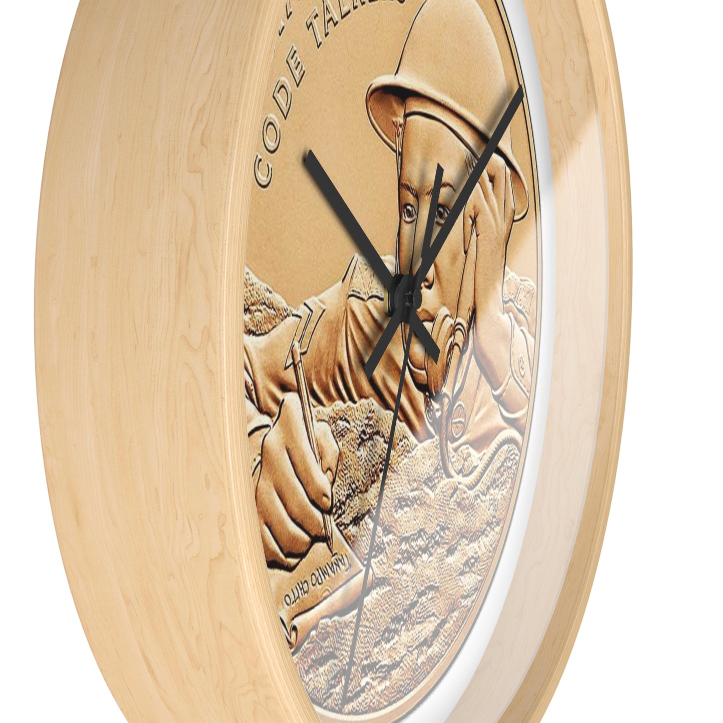 Wall Clock — Choctaw Nation 'Code Talkers' Commemorative Clock