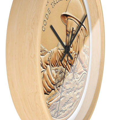 Wall Clock — Choctaw Nation 'Code Talkers' Commemorative Clock