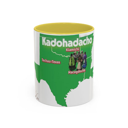 Caddo Kadohadacho Tribal Map Mug — Texas & Nacogdoches Native Pride Coffee Cup (11oz/15oz)