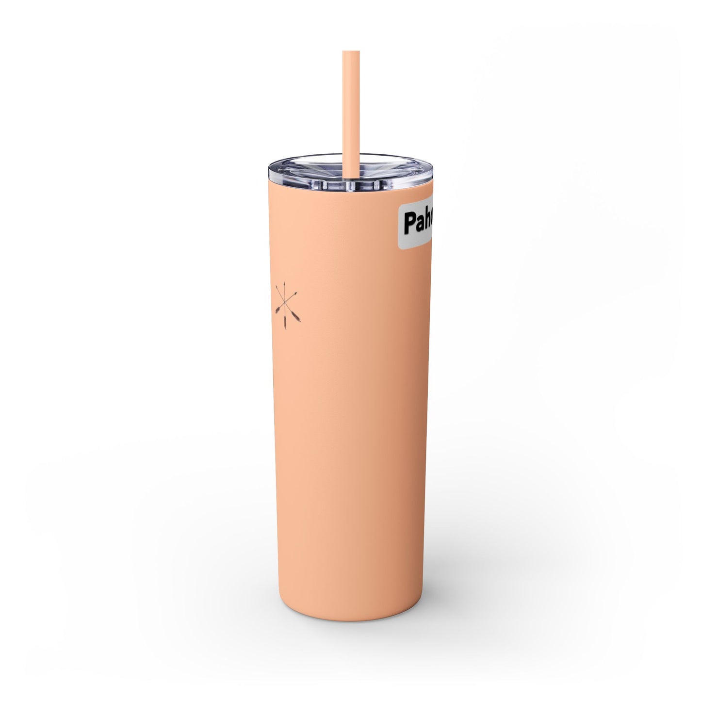 Iowa 20oz Skinny Tumbler with Native Dreamcatcher Design - 'Pahodje' Travel Straw Cup