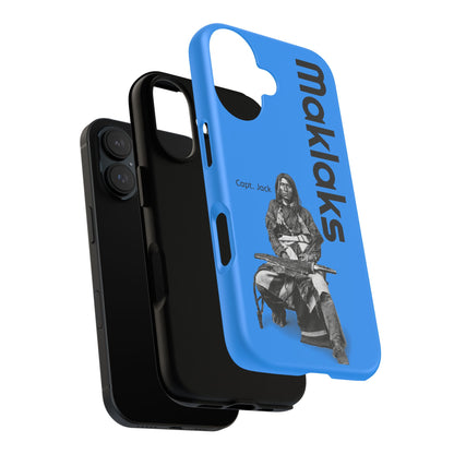 Modoc Blue 'Maklaks' Tough Phone Case with Eagle Drum Design