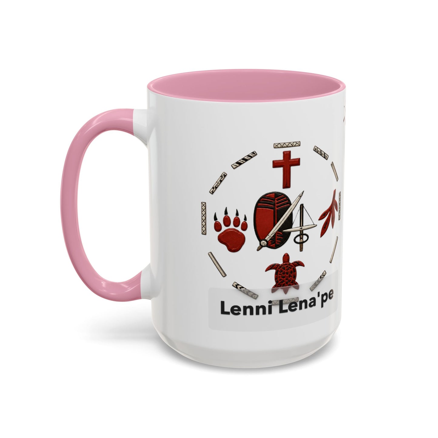 Delaware East Lenni Lenape Tribal Ceramic Mug – Native Symbols Coffee Cup (11oz/15oz)