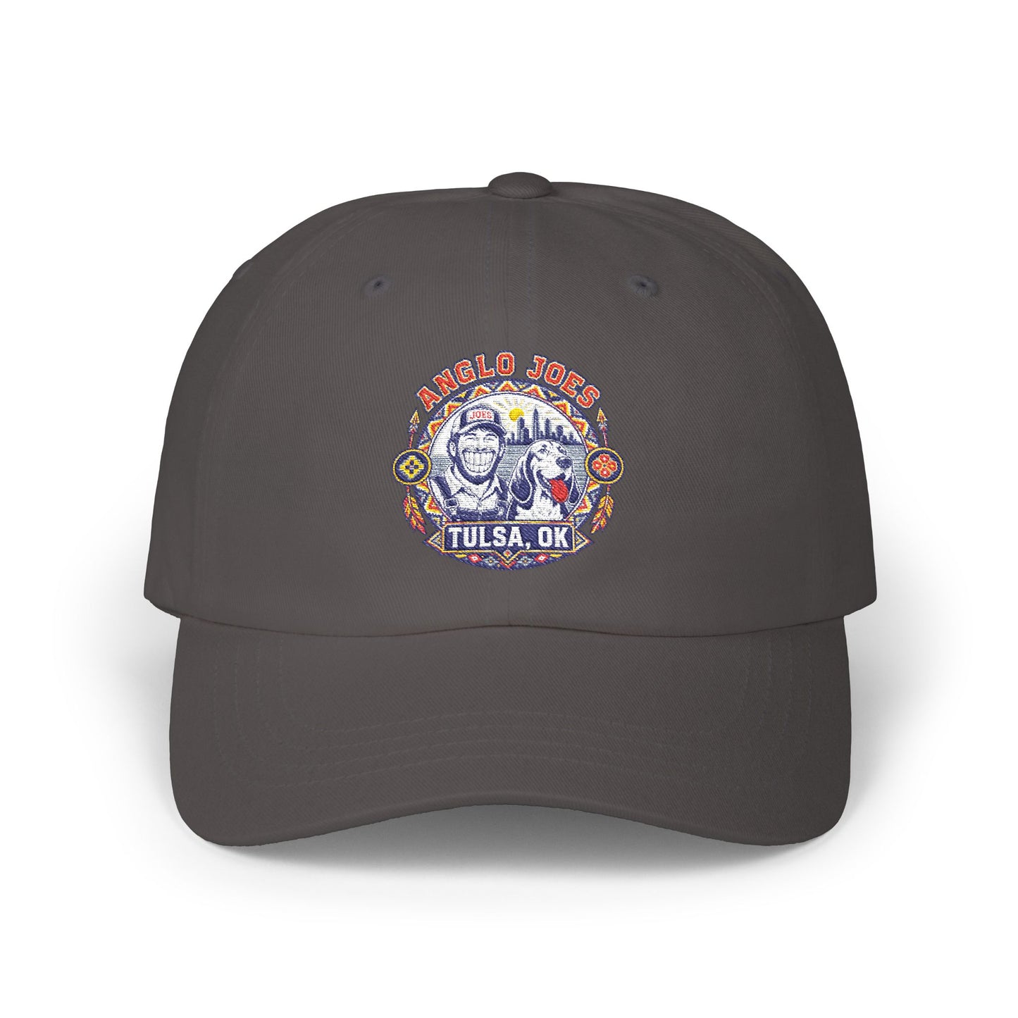 Tulsa OK Vintage Bison Patch Dad Cap