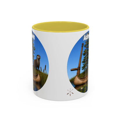 Ottawa Adawe Otter Canoe Mug — Nature Wildlife Coffee Cup (11oz & 15oz)