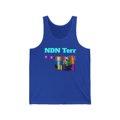NDN Territory — Colorful State Map & Arrow Crossback Design