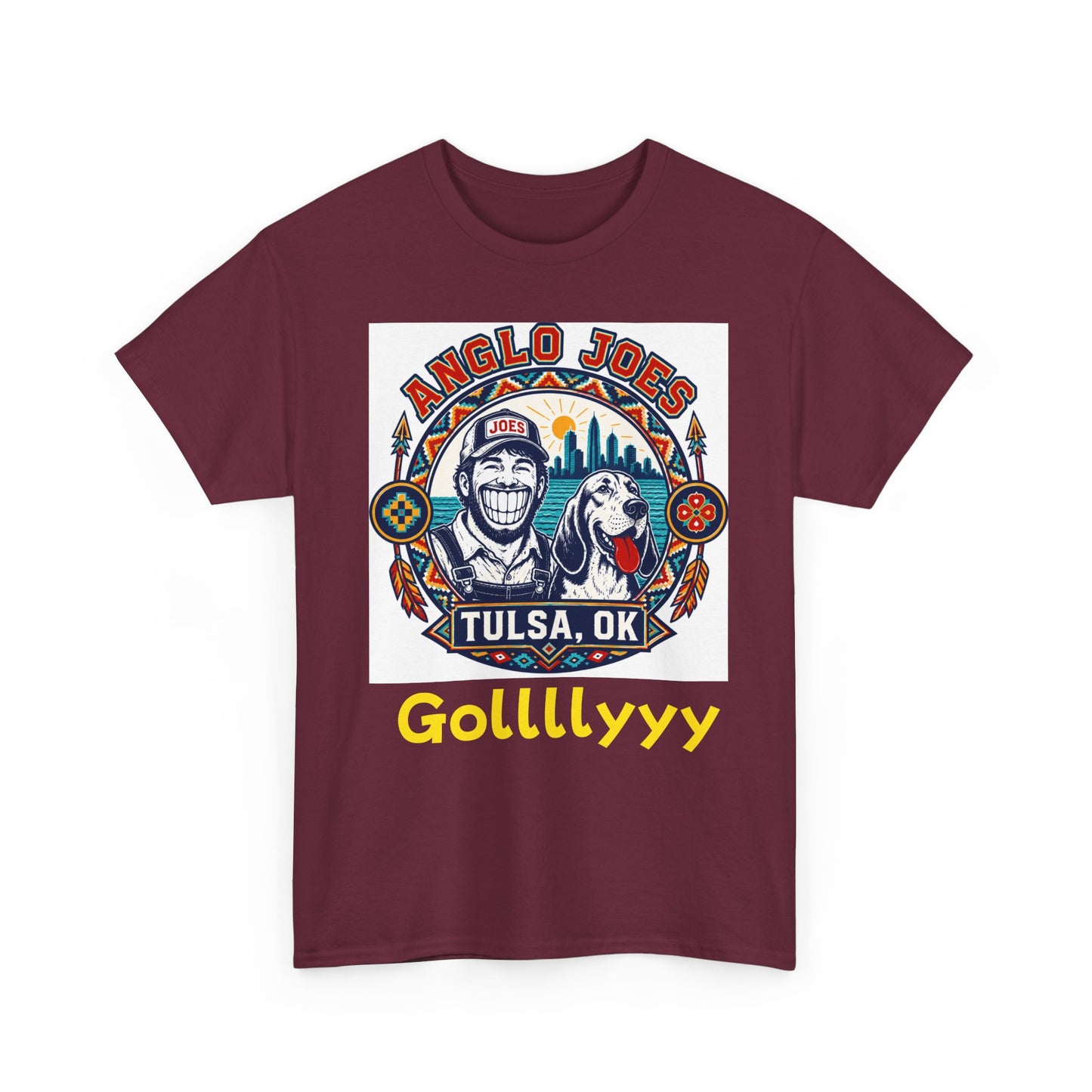 Tulsa Anglo Joe’s Tee — 'Gollllyyy' Retro Sports Graphic T-Shirt