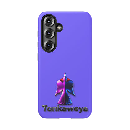 Tonkawa Phone Case — Tonkkaweya Sunrise Design (Protective Purple Hard Shell)
