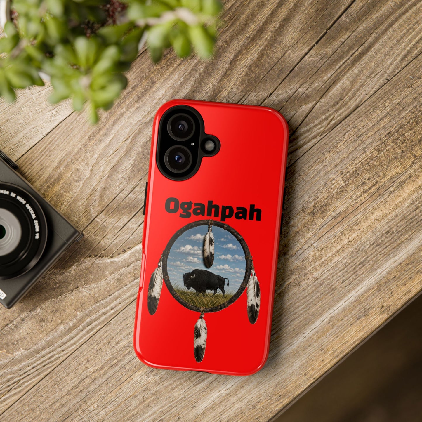 Quapaw Ogahpah Buffalo Phone Case — Native-Inspired Tough Case