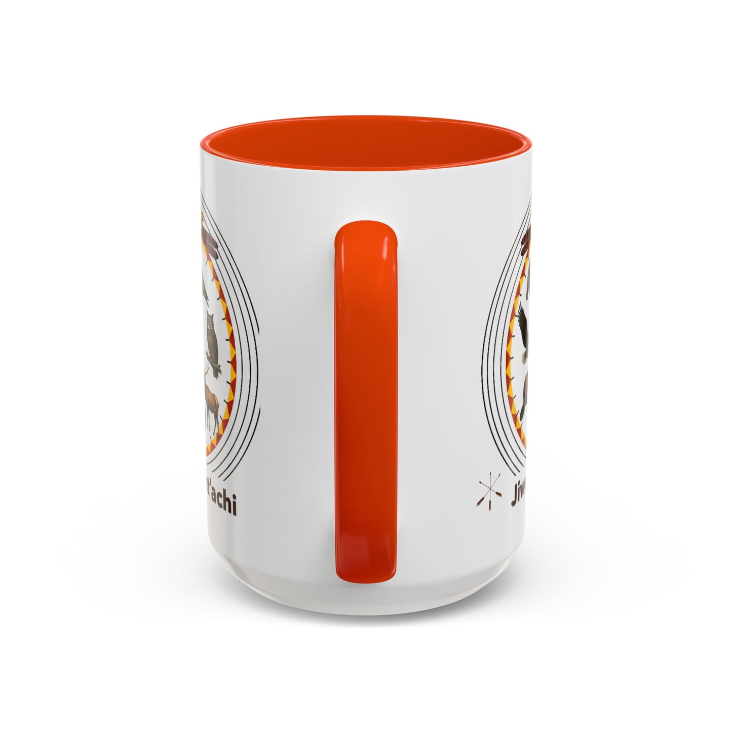 Otoe Missouria Native Animal Circle Mug – 'Jiwere-Nut'achi' Illustrated Coffee Cup (11oz/15oz)
