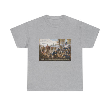 Chief Little Turtle Historical Battle Tee — "The U.S. Greatest Defeat by a Tribe" Cotton T-Shirt