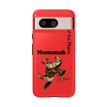 Comanche Numunah Horse Phone Case — 'Lords of the Plains' Red Protective Case