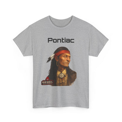 Pontiac Portrait T‑Shirt — Native Chief Graphic Tee