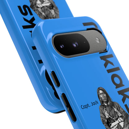 Modoc Blue 'Maklaks' Tough Phone Case with Eagle Drum Design