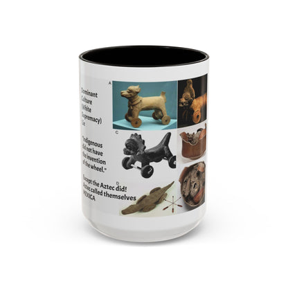 Aztec Artifact Photos Collage Coffee Mug (11oz/15oz)