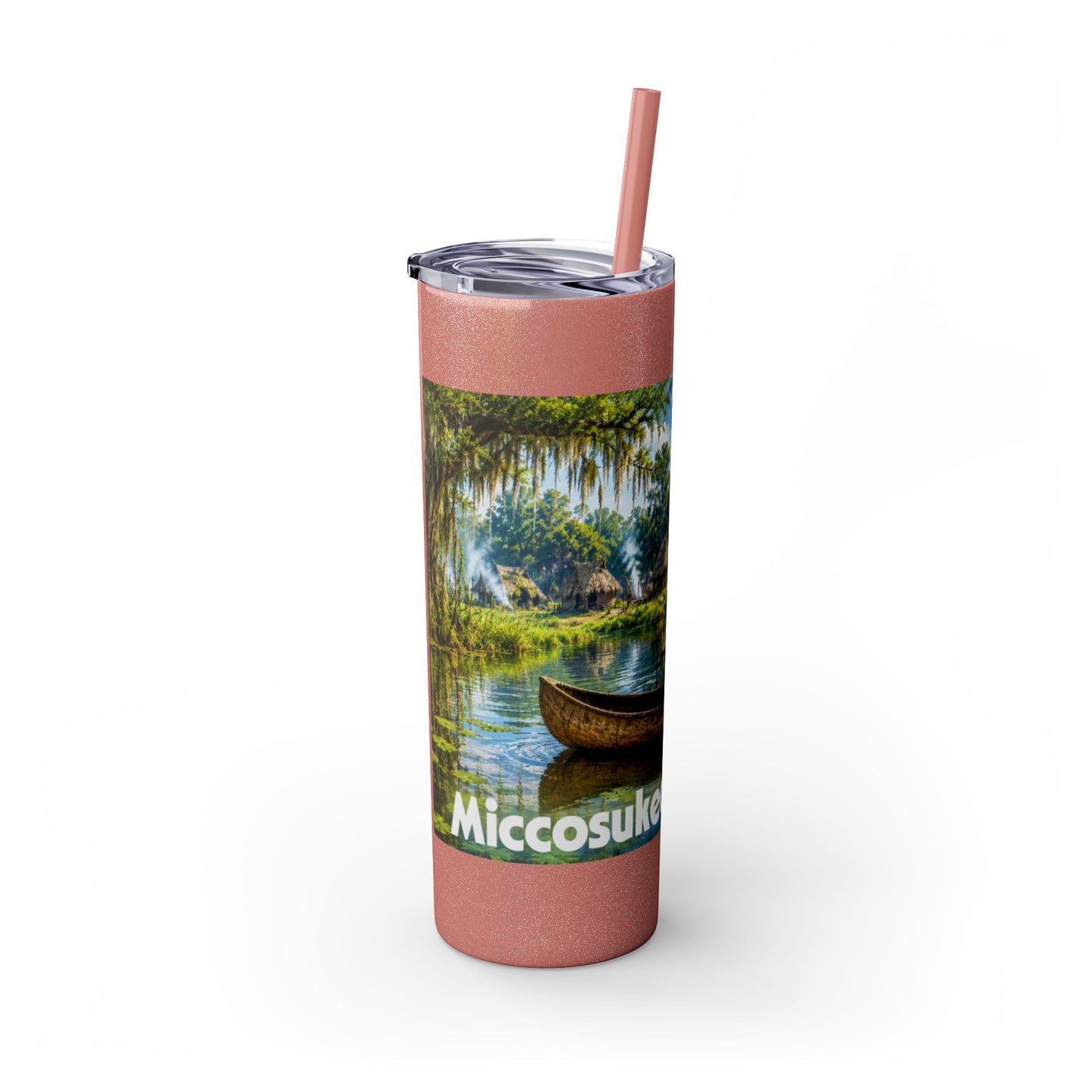 Seminole Skinny Tumbler with Straw, 20oz