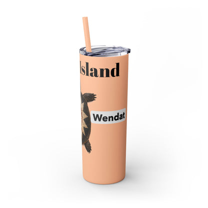 Wyandotte Skinny Tumbler with Straw, 20oz