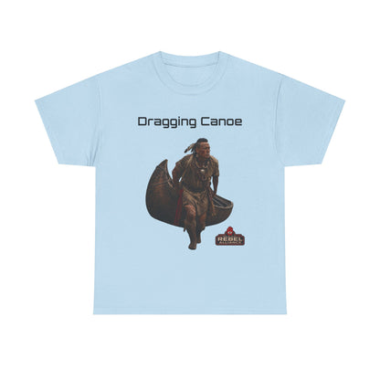 Dragging Canoe Canoe Warrior T-Shirt — Native American Historical Tribute Tee