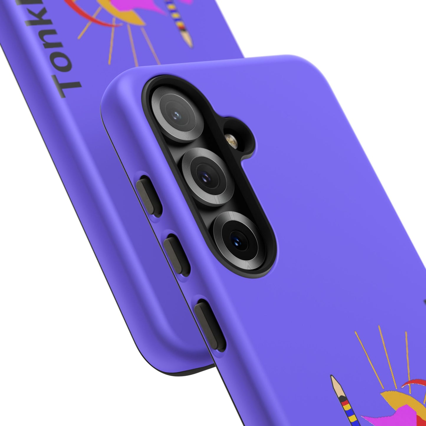 Tonkawa Phone Case — Tonkkaweya Sunrise Design (Protective Purple Hard Shell)