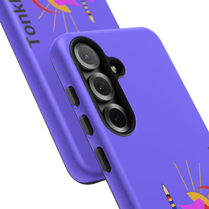 Tonkawa Phone Case — Tonkkaweya Sunrise Design (Protective Purple Hard Shell)