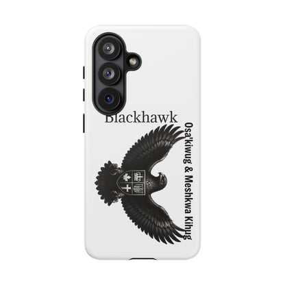 Sac&Fox Phone Case — 'Blackhawk' Raven Crest Protective Tough Case