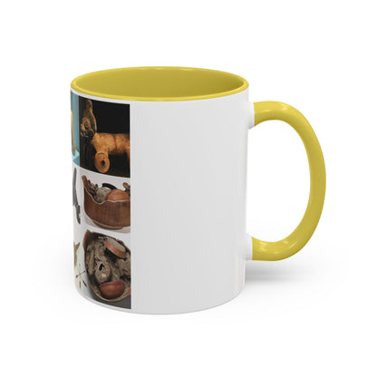Aztec Artifact Photos Collage Coffee Mug (11oz/15oz)