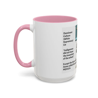 Aztec Artifact Photos Collage Coffee Mug (11oz/15oz)