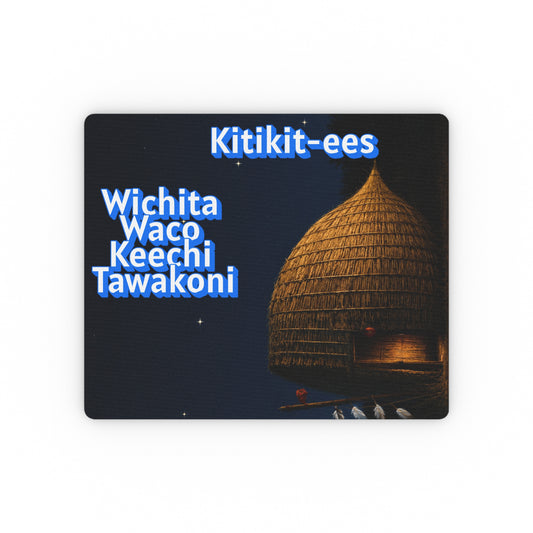 Wichita Kitikit-ees Prairie Cultural Mouse Pad – Wichita Waco Keechi Tawakoni Design
