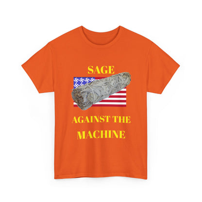 Sage Against the Machine T-Shirt — American Flag Smudge Stick Tee