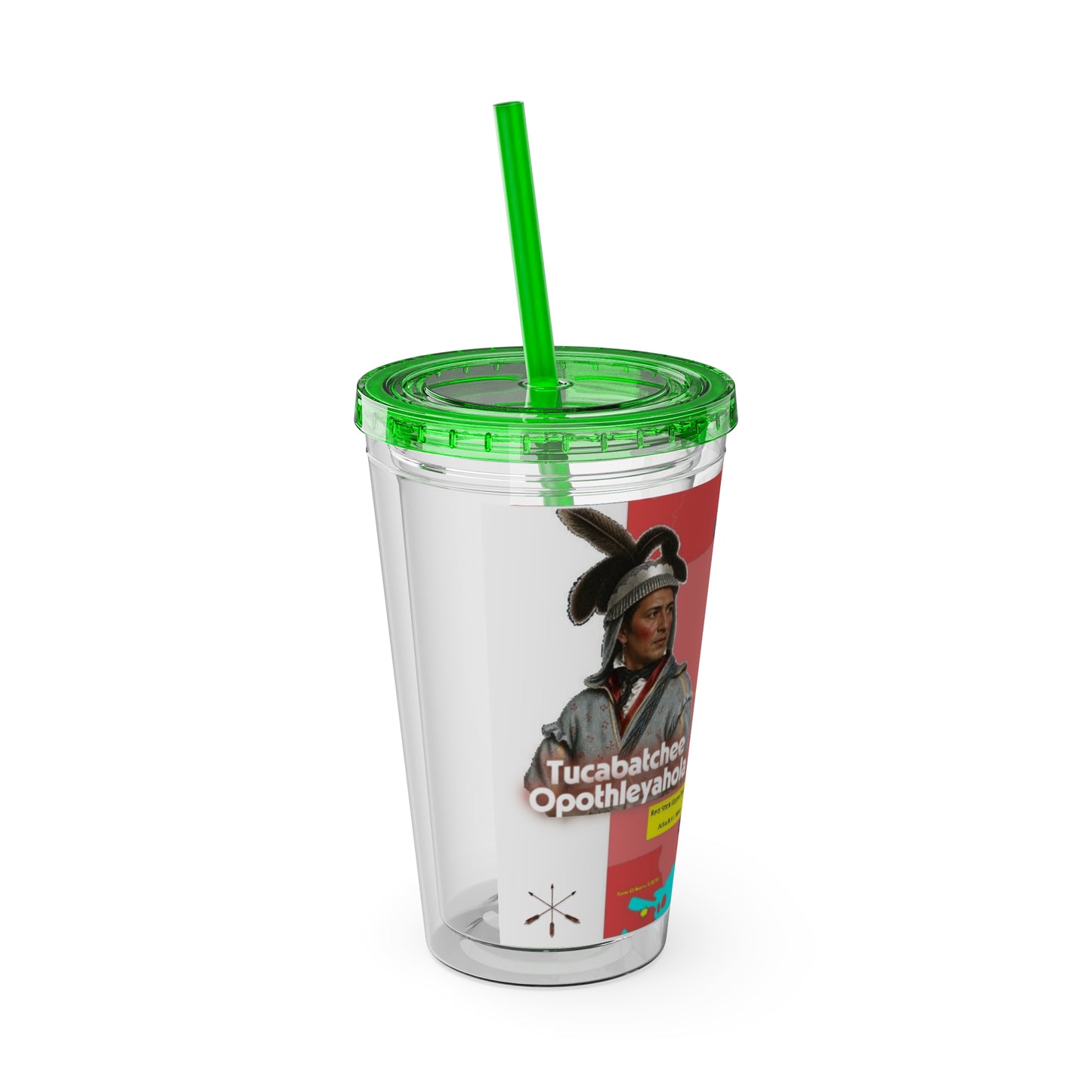 Opothleyahola Sunsplash Tumbler with Straw, 16oz