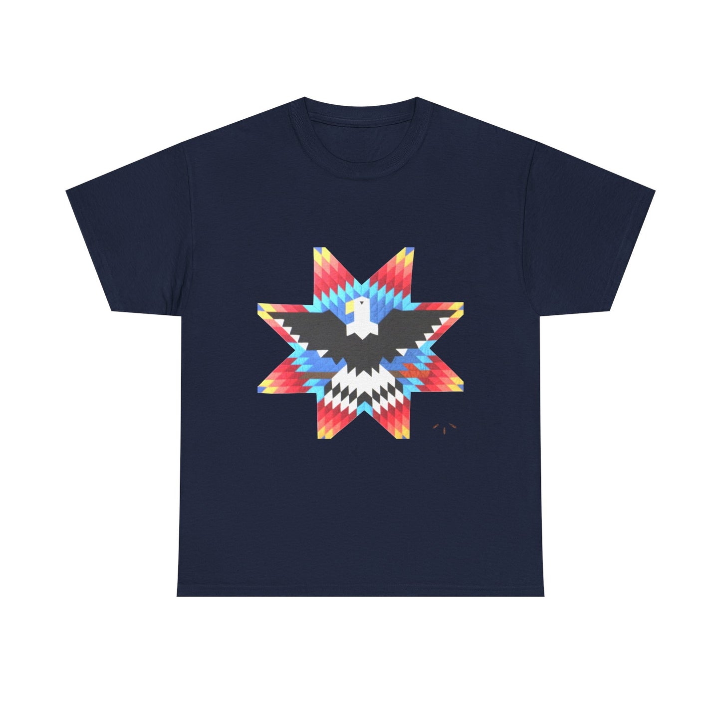 Native Star Eagle Graphic Tee with Arrow Backprint