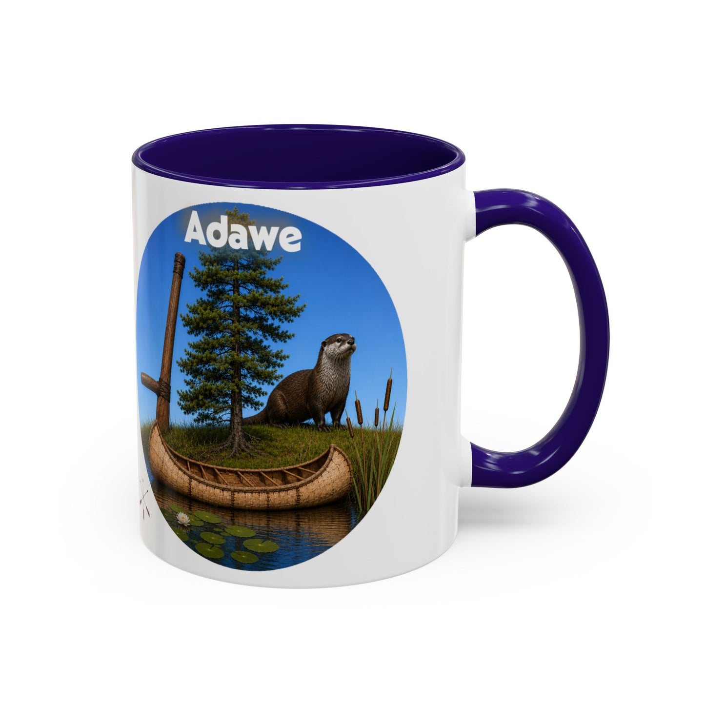 Ottawa Adawe Otter Canoe Mug — Nature Wildlife Coffee Cup (11oz & 15oz)