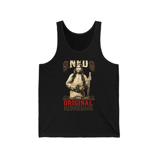 Original Rednegade Tank Top — Vintage Native American Warrior Graphic