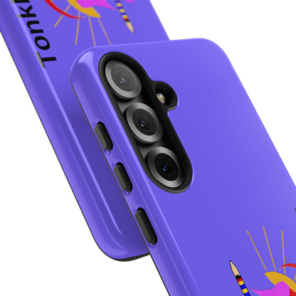 Tonkawa Phone Case — Tonkkaweya Sunrise Design (Protective Purple Hard Shell)