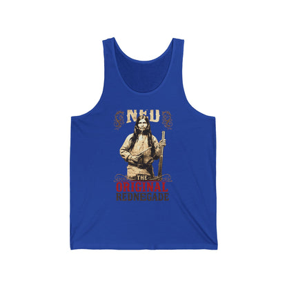 Original Rednegade Tank Top — Vintage Native American Warrior Graphic