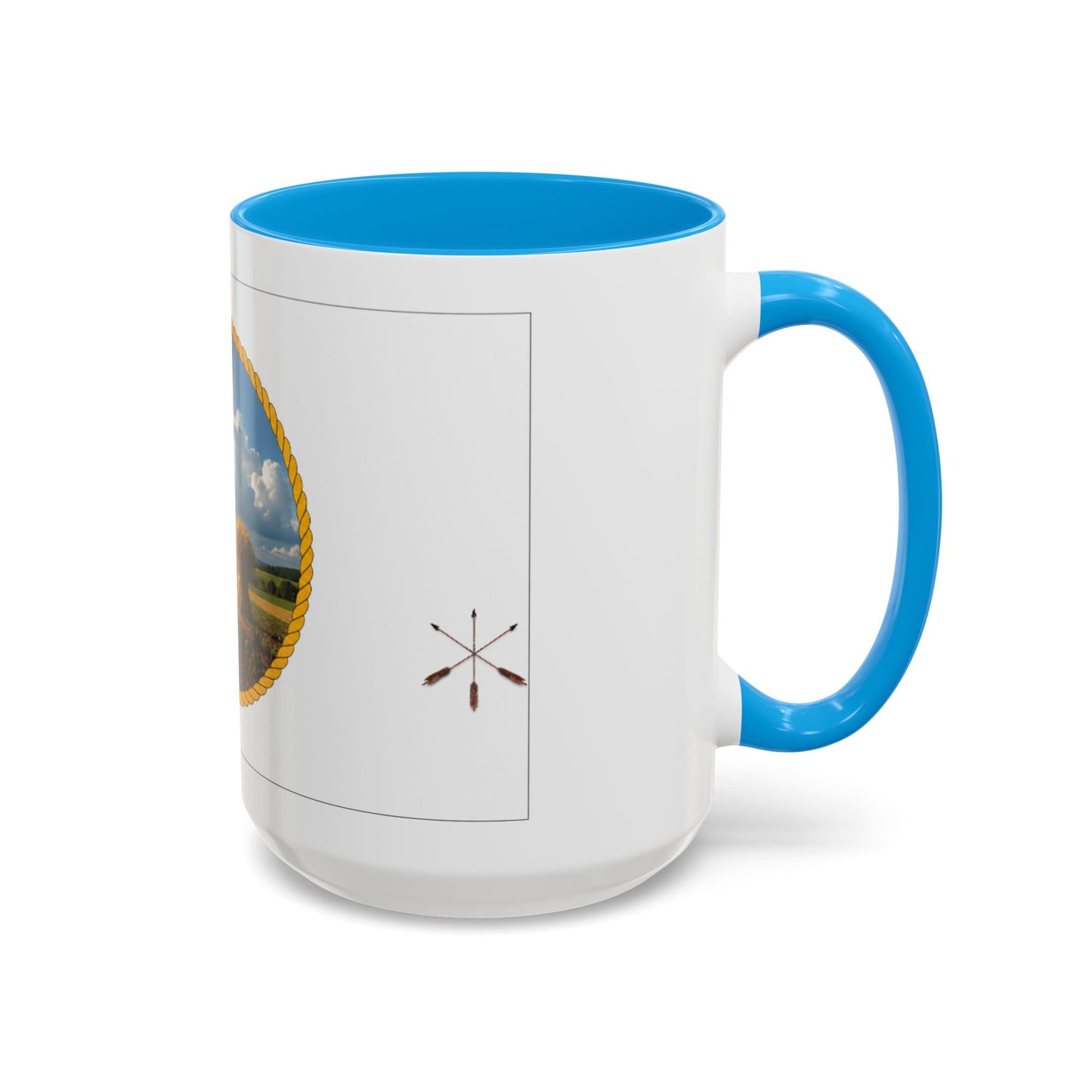 Muscogee Scenic Harvest Coffee Mug – Rustic Countryside Landscape 11oz/15oz