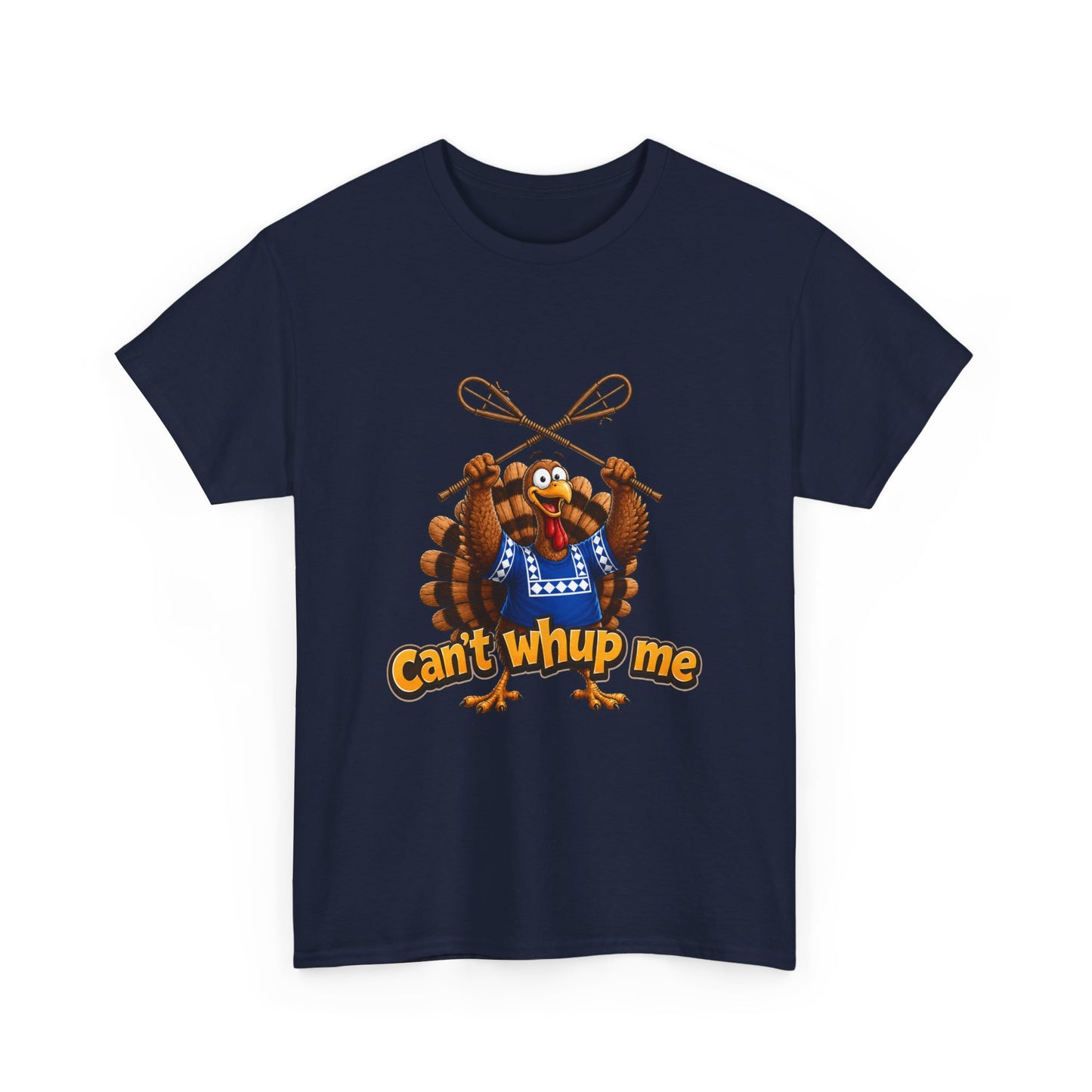 Turkey Mascot Tee — 'Can't Whup Me' Funny Thanksgiving T‑Shirt