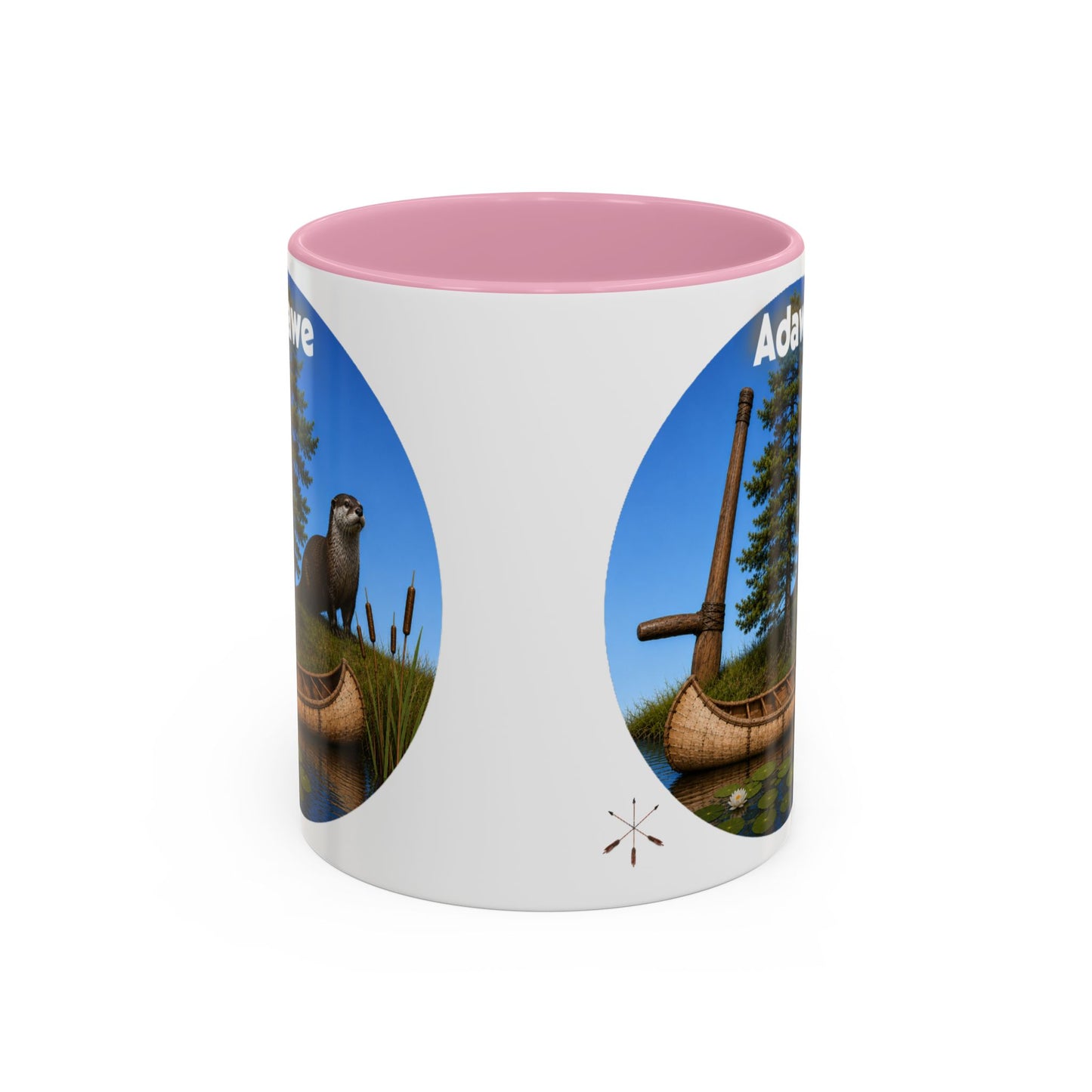 Ottawa Adawe Otter Canoe Mug — Nature Wildlife Coffee Cup (11oz & 15oz)