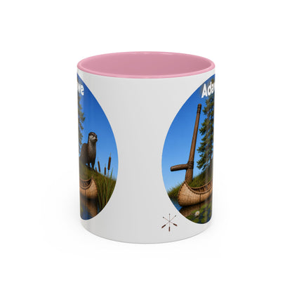 Ottawa Adawe Otter Canoe Mug — Nature Wildlife Coffee Cup (11oz & 15oz)